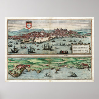 1572 Lissabon Poster