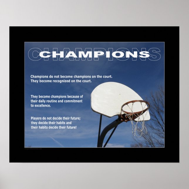 #157 (Matte) Basketball Poster (Vorne)