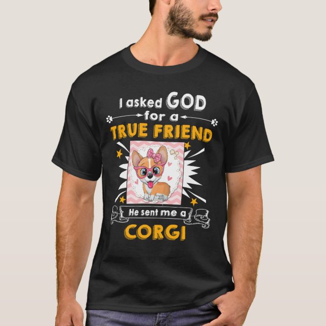 157 schickte er mir ein Corgi T-Shirt (Vorderseite)