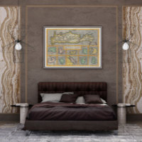 1584 Ortelius Karte von Kreta und 10 griechischen 