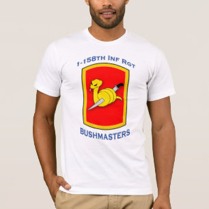 158th T-shirt de correction d'épaule de régiment