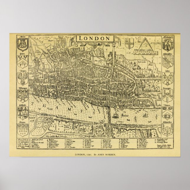 1593 London Poster (Vorne)