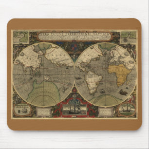 1595 Hondius Map Mousepad