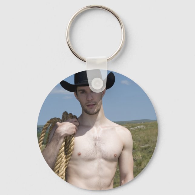 15974-RA Cowboy Schlüsselanhänger (Vorderseite)