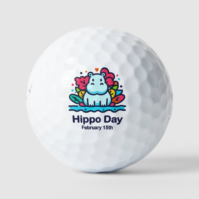 15.02. - Hippo Day Golfball (Vorderseite)