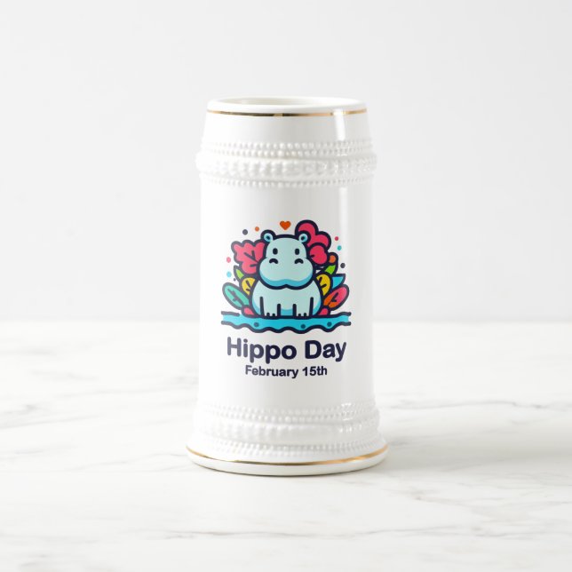 15.02. Hippo-Tag Bierglas (Mittel)