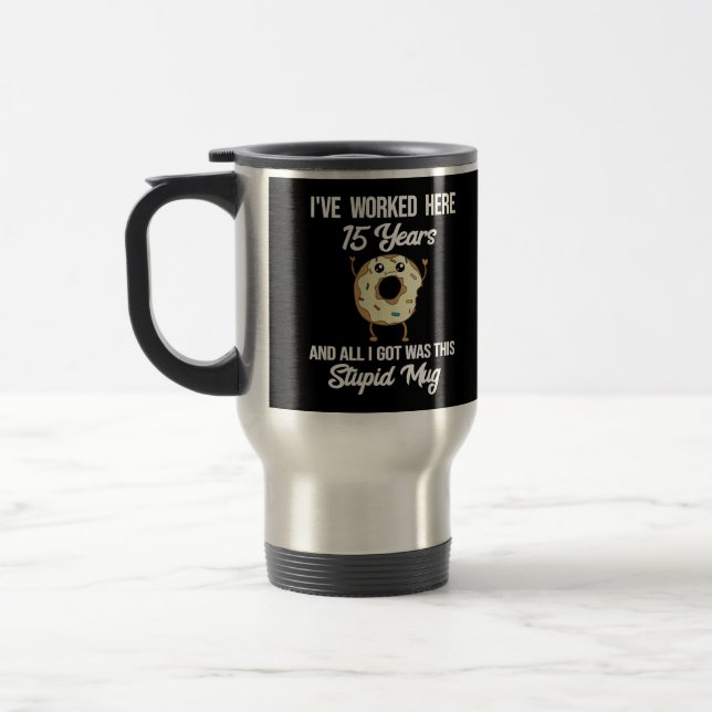 15 Anniversaire de travail Appréciation cadeau Mug (Gauche)