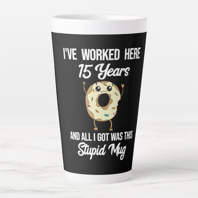 15 Anniversaire de travail Appréciation cadeau Mug (Devant)