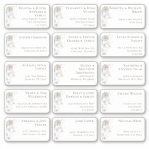 15 Aufkleber für den Namen eines Hochzeitgästen