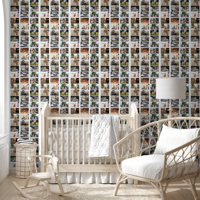 15 Bild Collage Template Benutzerdefiniertes Hinte Tapete (Kinder)