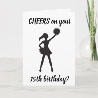 ** 15. BIRTHTAG** SCHREIBEN AN SIE!!! KARTE