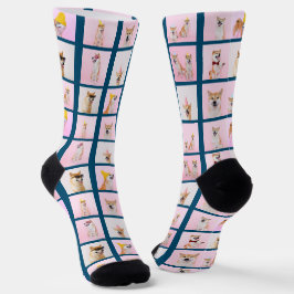 15 Collage Fun Foto Geschenk Custom Personalisiert Socken