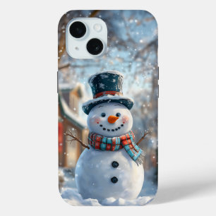 15 Cute coque iphone Snowman - Parfait pour Noël !