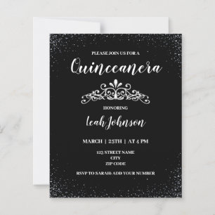 15. Geburtstag Einladung von Quinceanera