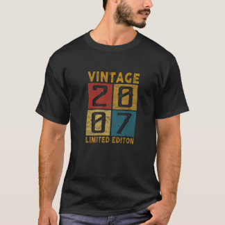 15. Geburtstag Vintag 2007 Geboren im Jahr 2007 15 T-Shirt