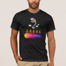 #15. Happy Diwali das Festival der Lichter Indiens T-Shirt
