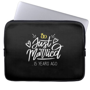    15. Hochzeitstag Laptopschutzhülle