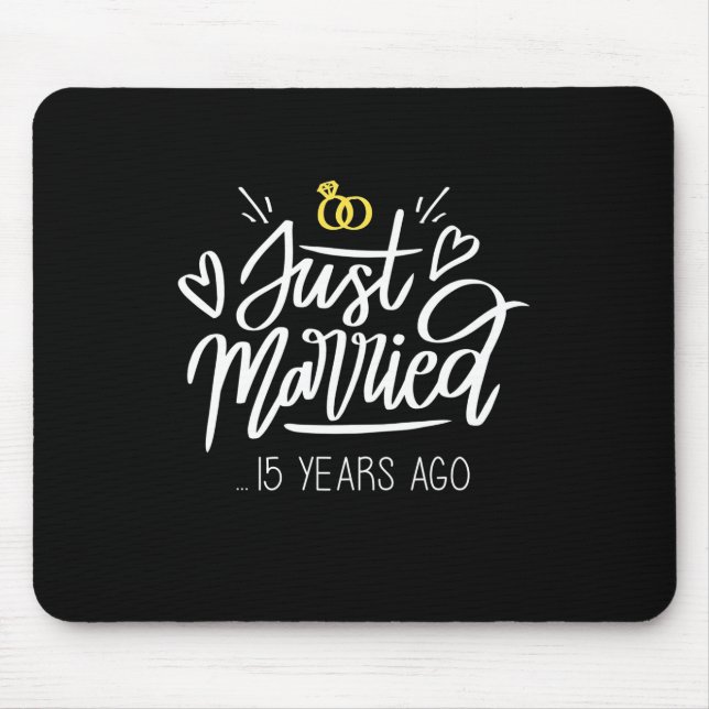  | 15. Hochzeitstag Mousepad (Vorne)