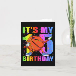 15 Jahre alt 15. Basketball Geburtstagsparty Thema Karte