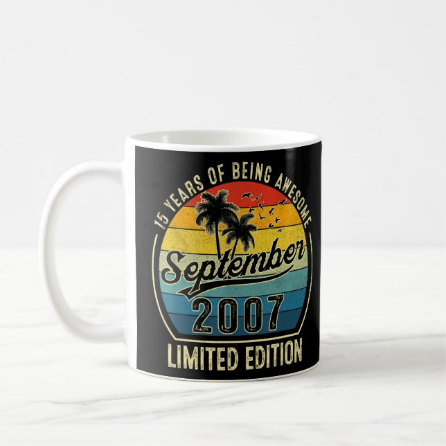15 Jahre alt Phantastisch seit September 2007 15. Kaffeetasse (Links)
