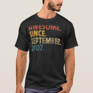 15 Jahre alt Phantastisch seit September 2007 15.  T-Shirt