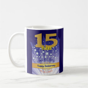 15 Jahre CUSTOM Recovery-Jubiläum Fett gedruckte Z Kaffeetasse