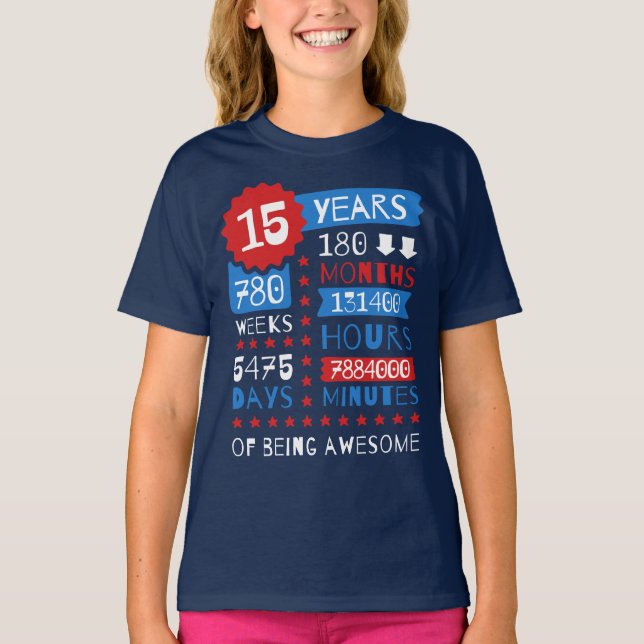 15 Jahre des Seins fantastisch - 15. T-Shirt (Vorderseite)