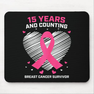 15 Jahre Krebs kostenlose Geschenke 15 Jahre Brust Mousepad