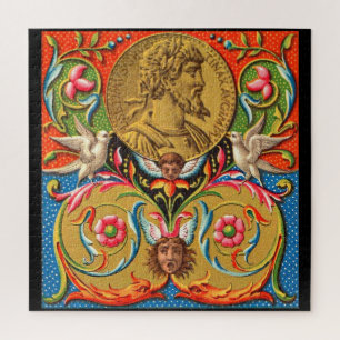 15. Jahrhundert Print Caesar Vögel Blume etc.