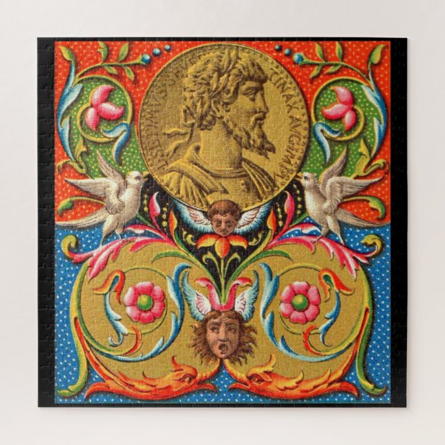 15. Jahrhundert Print Caesar Vögel Blume etc. (Vertikal)
