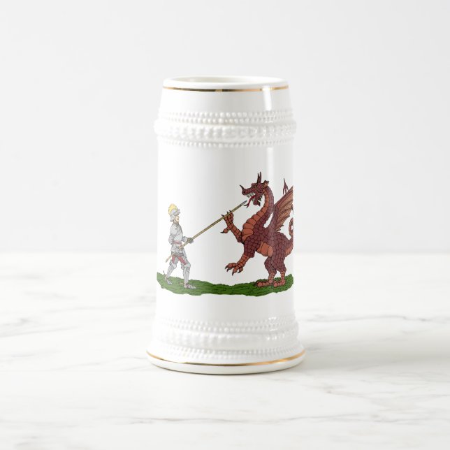 15. Jahrhundert Saint George und der Drache Bierglas (Mittel)
