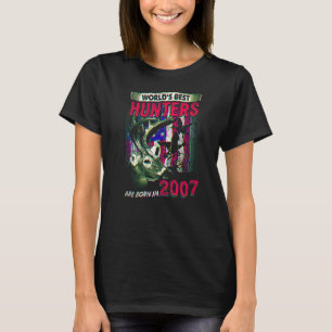 15-jähriger Rehjäger, geboren 2007, 15. Geburtstag T-Shirt