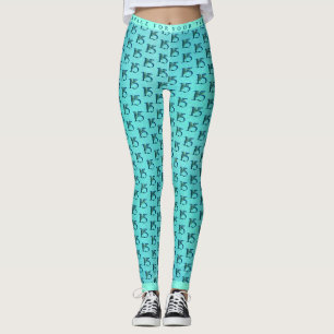 15. Jubiläums-Pfauenfedern Leggings