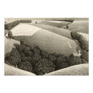 15. Juli 1938 von Grant Wood Fotodruck