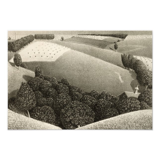 15. Juli 1938 von Grant Wood Fotodruck (Vorne)
