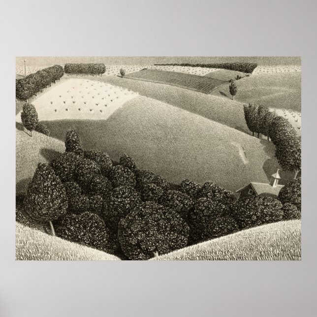 15. Juli 1938 von Grant Wood Poster (Vorne)