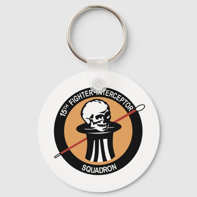 15. Kämpfer-Abfangjäger-Squadron Schlüsselanhänger (Vorderseite)