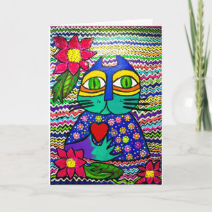 15 - Kisa die Katze Grußkarte Karte
