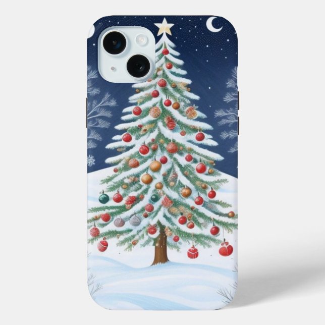 15 Mini Arbre de vacances iPhone / coque ipad (Verso)