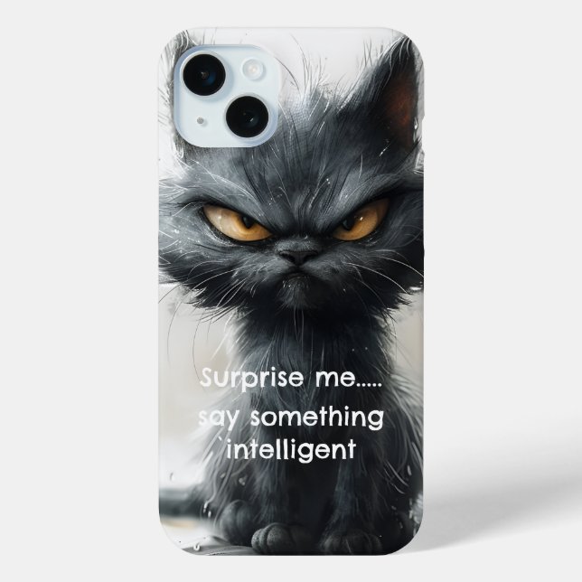 15 Mini Chat sarcastique iPhone / coque ipad (Verso)