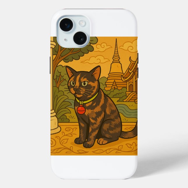 15 Mini Lovely coque iphone de chats Siam (Verso)