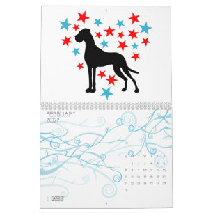 15 Monate Deutsche Dogge Kalender