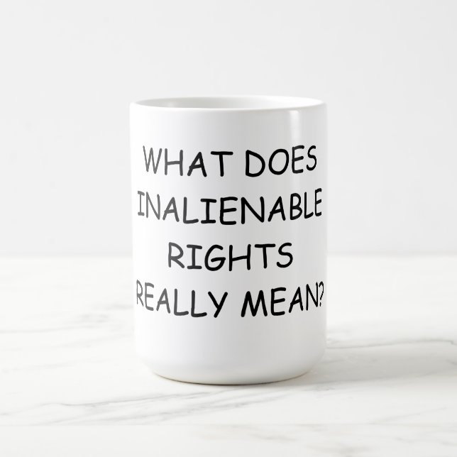 15 onces. Tasse de café avec CE QUI FAIT (Centre)
