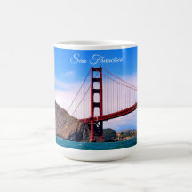 15 oz GOLDEN GATE BRIDGE SAN FRANCISCO KAFFEE TASS