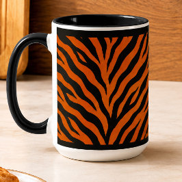 15 OZ. KAFFEE-TASSE - "TIGRESS-DRUCK" TASSE