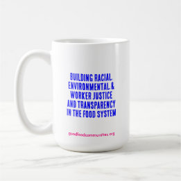 15 oz Tasse: Respekt für unsere Arbeit Kaffeetasse