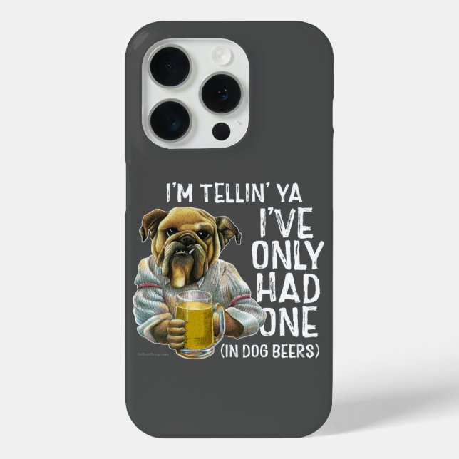 15 Pro Coque de bières de chien-Mate coque iphone (Verso)