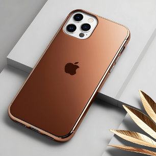 15 Pro Coque iphone minimaliste en cuir Brown