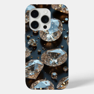 15 Pro Diamond coque iphone a l'air d'un vrai diamant lux