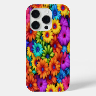 15 Pro Floral arc-en-ciel coloré #22 - coque iphone